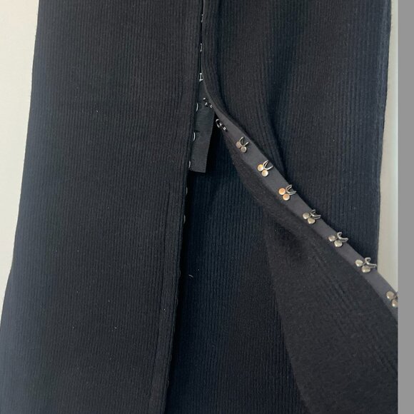 Jonathan Simkhai Hook & Eye Detail Knit Pencil Skirt (colour for sale is black*) - Picture 4 of 4